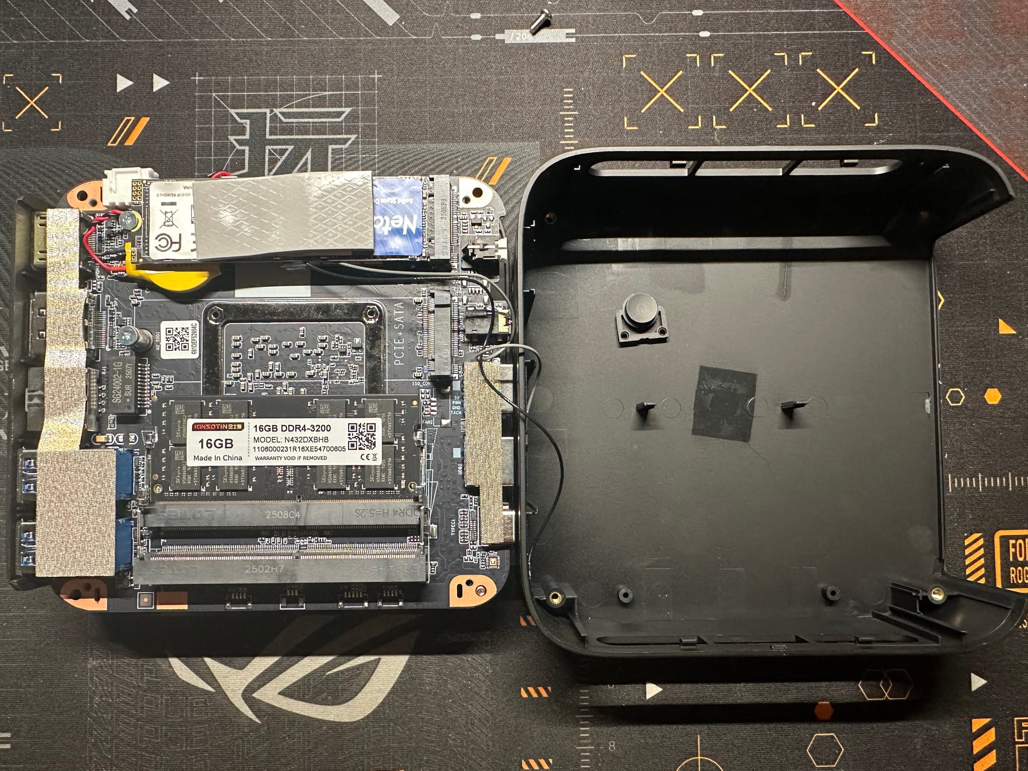motherboard, top