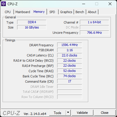 cpu-z memory